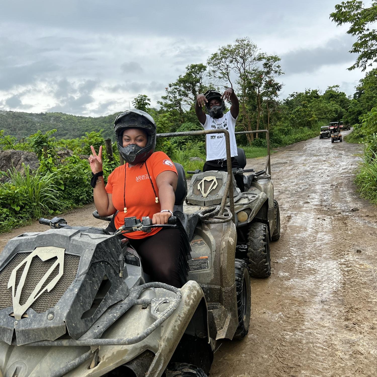 ATVing through Puerto Rican Forest
