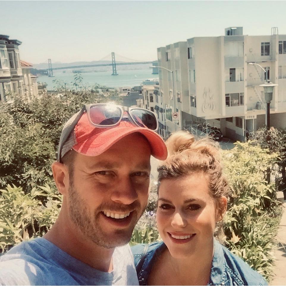 We loved spending our days playing tourist in SF.  View from Lombard St.
