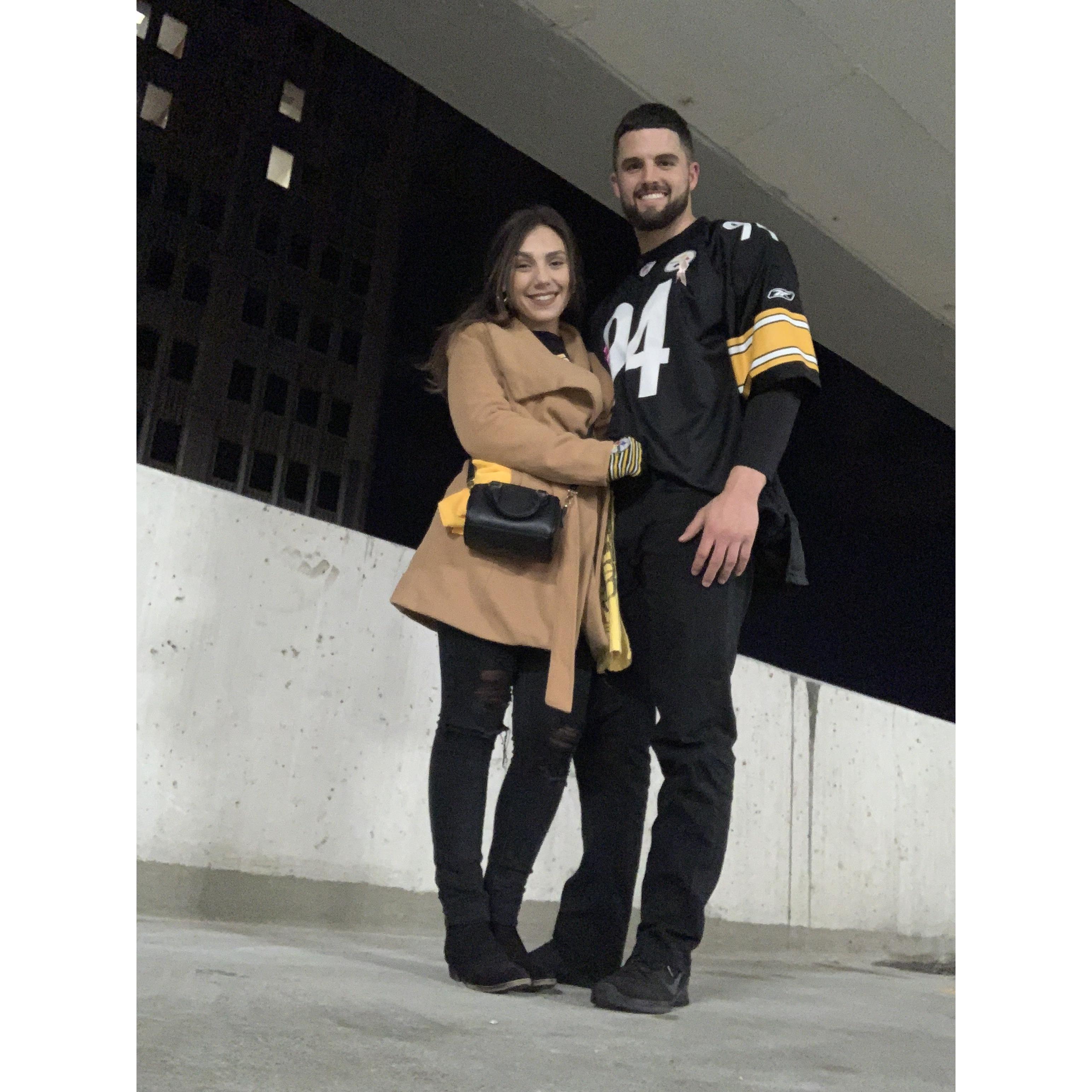 Our first Steeler game! Heinz Field Pittsburgh, PA