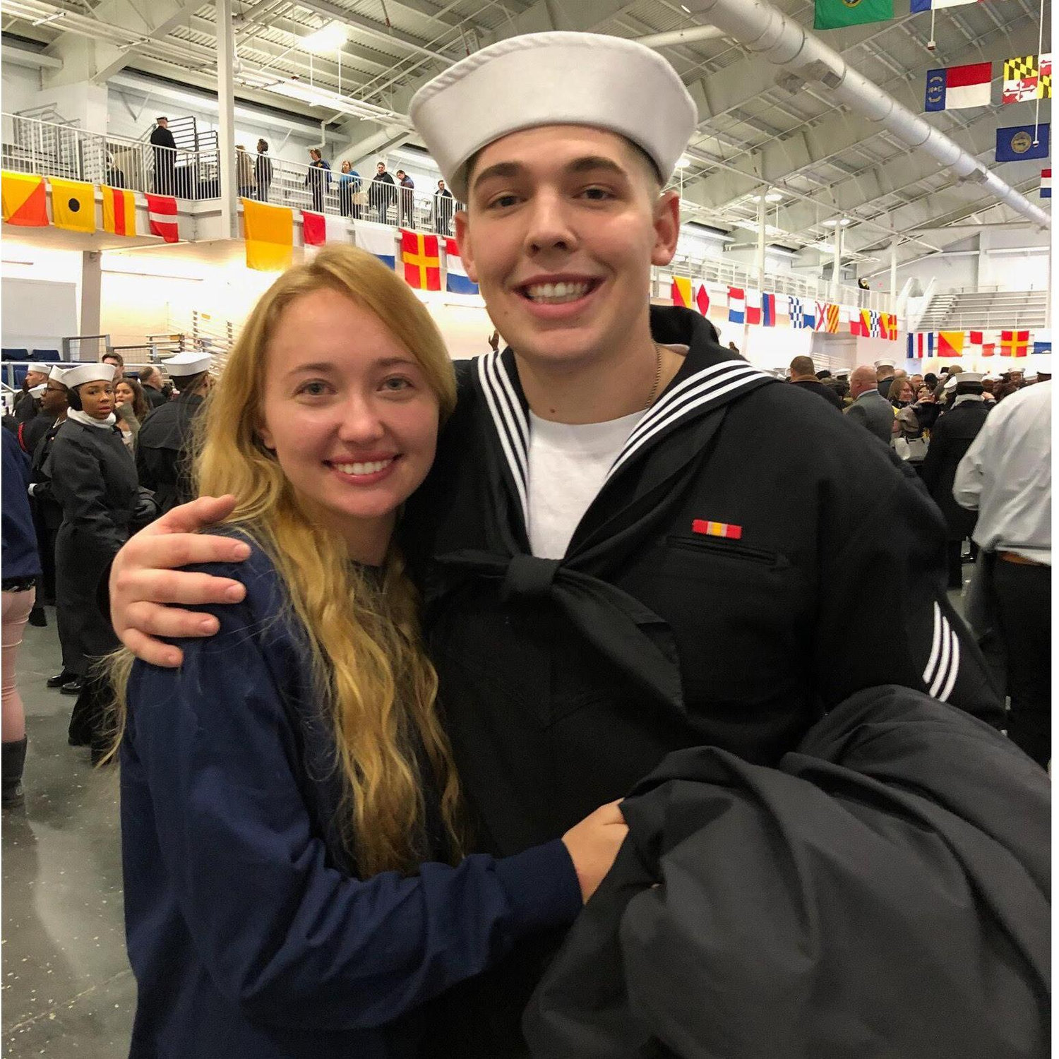 Reunited after navy boot camp
 Chicago IL, Feb 2nd, 2018