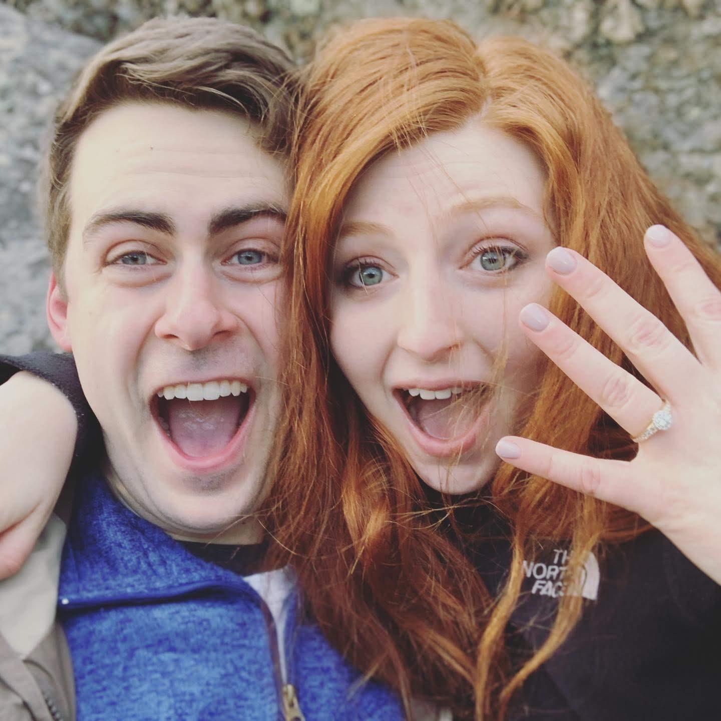 This was our first selfie after getting engaged! I had just shared with her the special significance of her engagement ring. The ring has a story of its own you will have to ask about!
