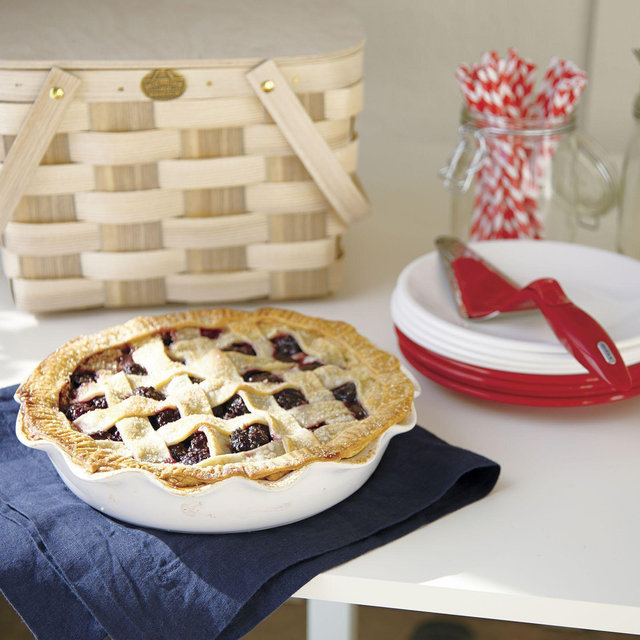Ruffled Pie Dish