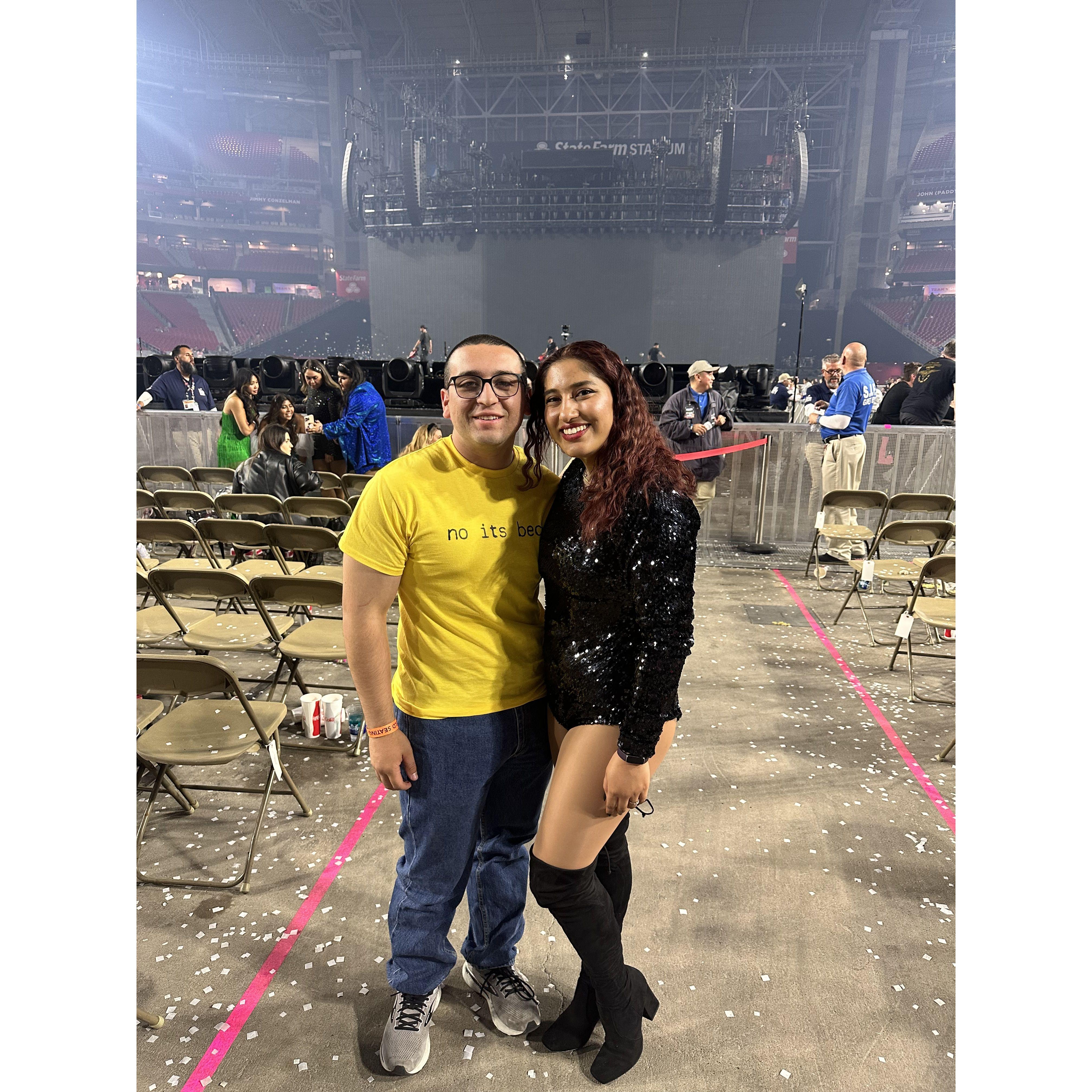 Our first concert together (Taylor Swift)!!