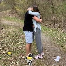 Minutes after I said YES!!