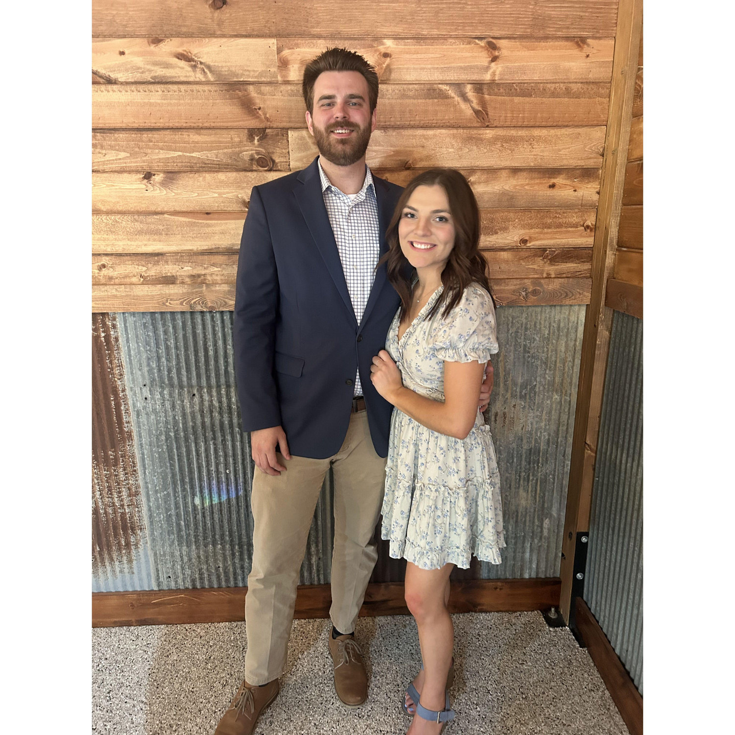 The first wedding we attended together