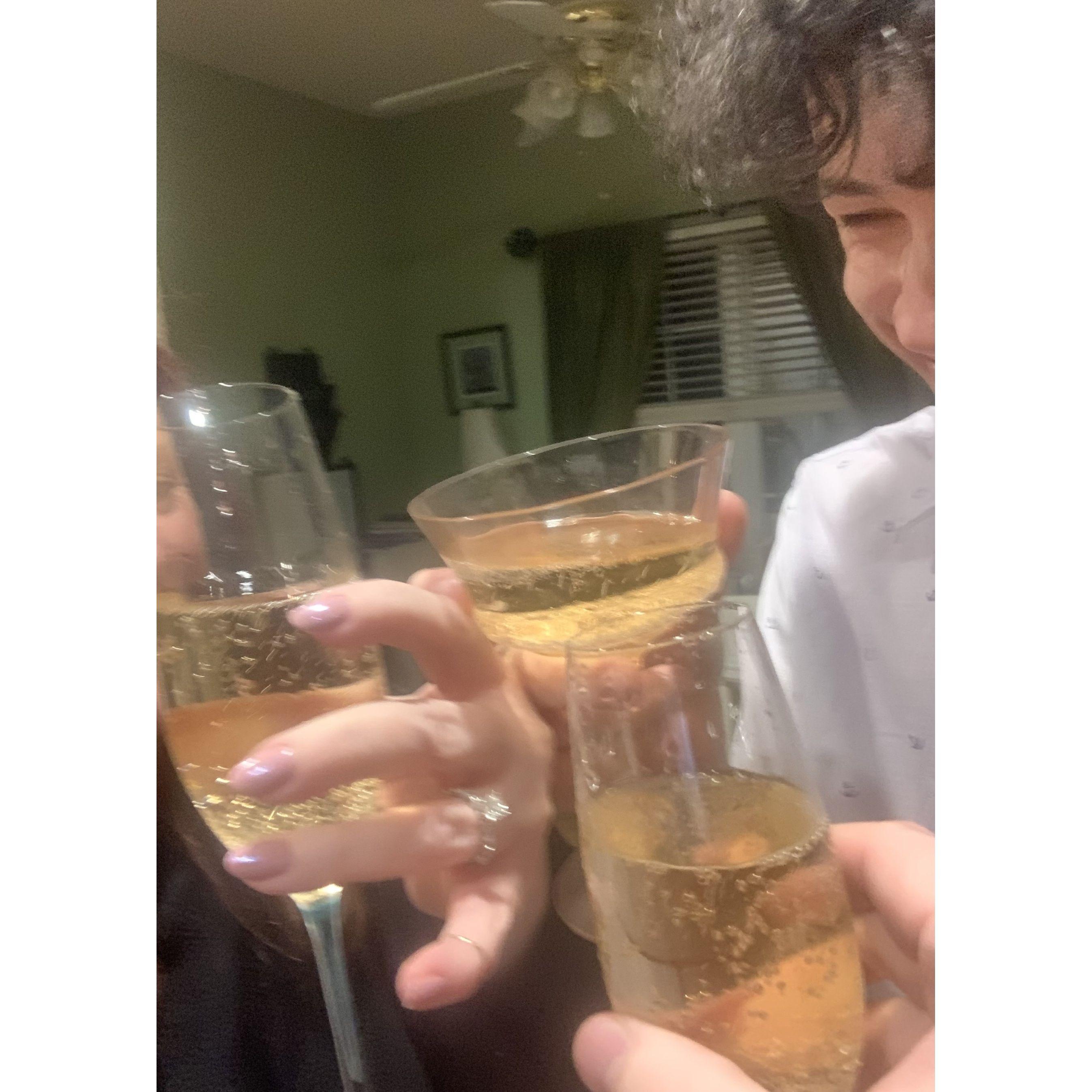 Engagement celebration