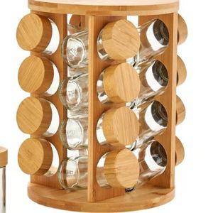 Gourmet Kitchen Bamboo 16pc. Spice Spinner Rack - Boscov's