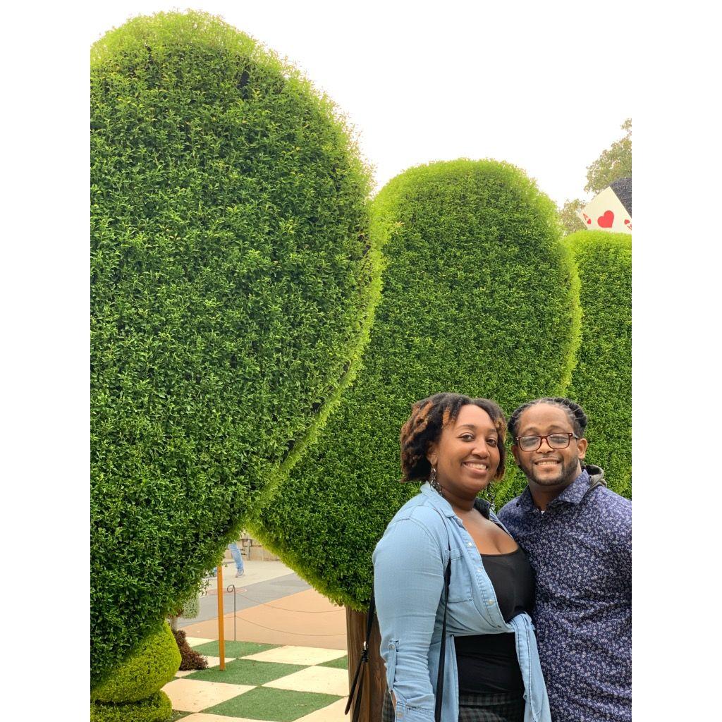 Atlanta Botanical Garden- The theme was Alice in Wonderland.