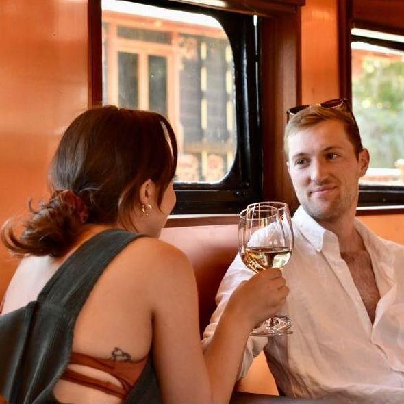 Spontaneous staycation in a converted copper horse wagon in Topanga
