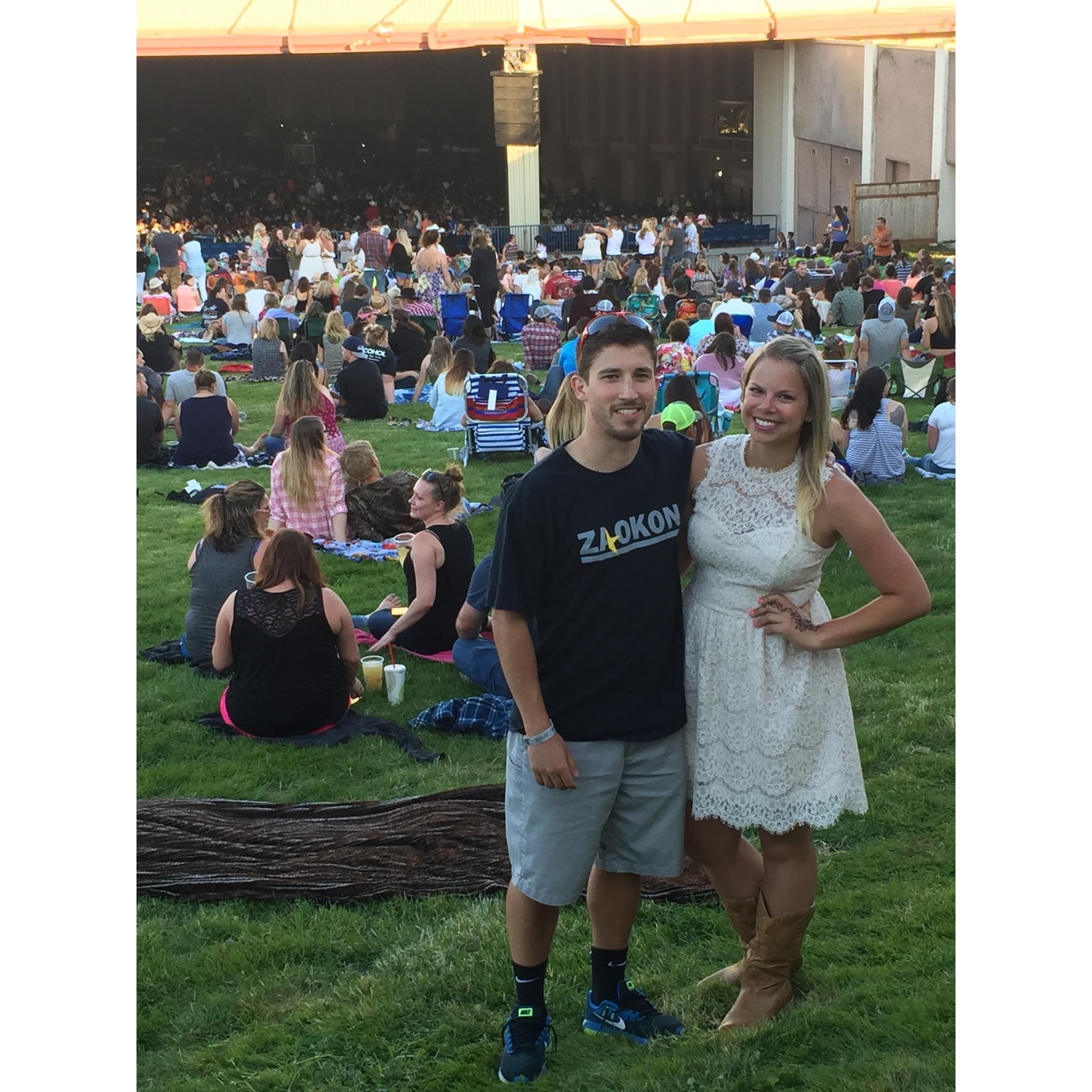 Daniel’s first country concert