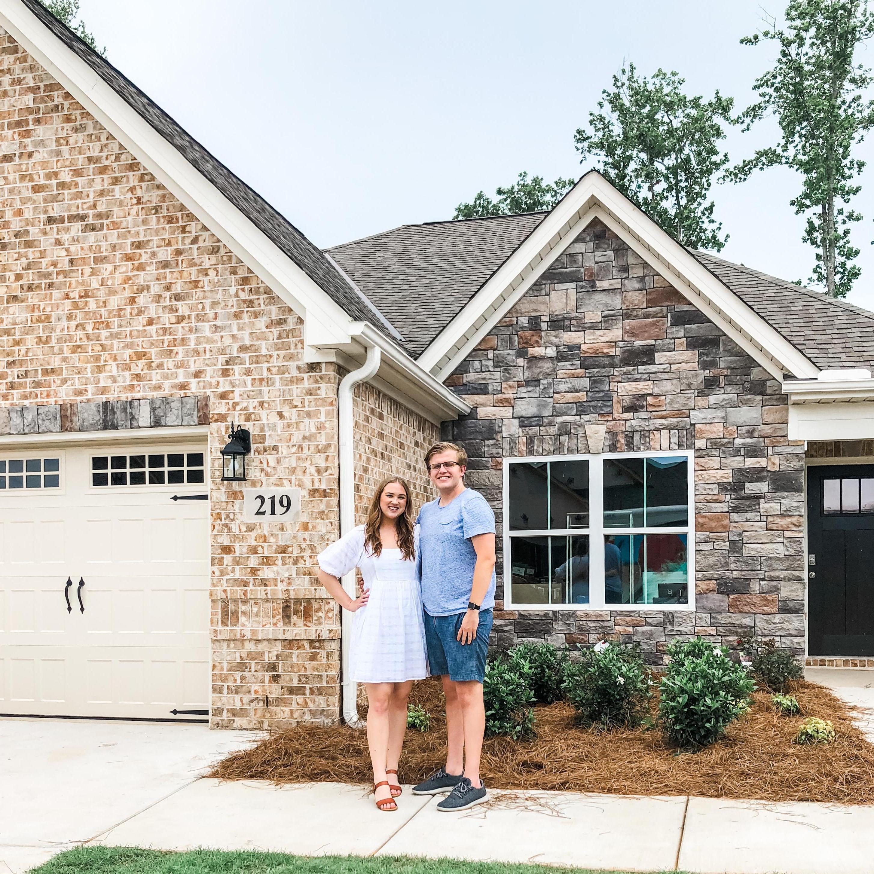 Our first house together!