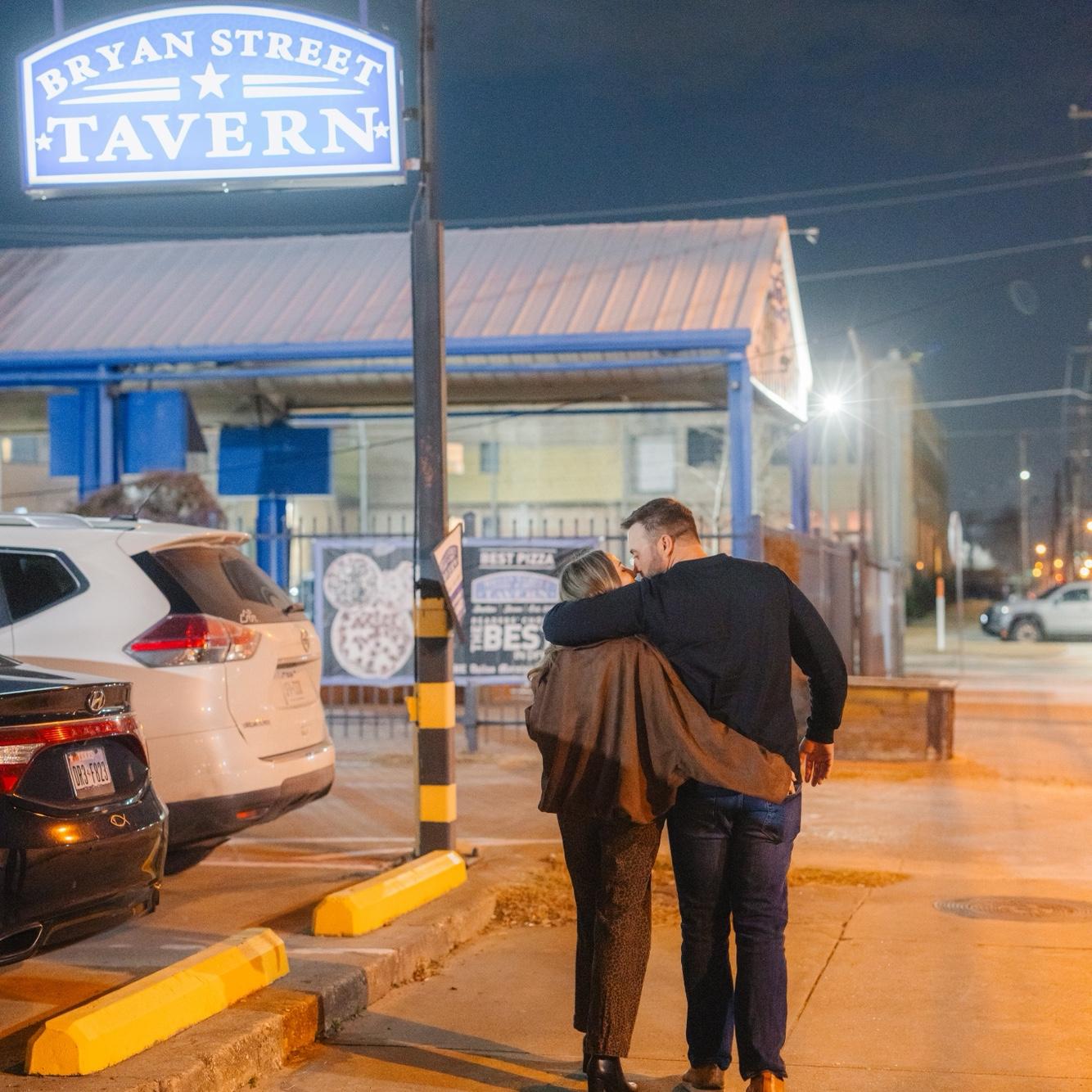 The first date of my dreams was at Bryan Street Tavern. Can't believe I get to marry "Bryan Street Boy" IYKYK!