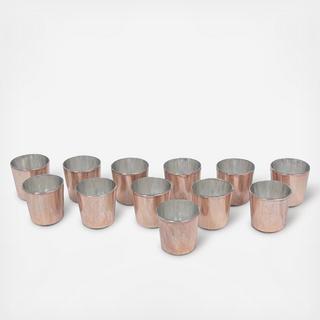 Glass Votive, Set of 12