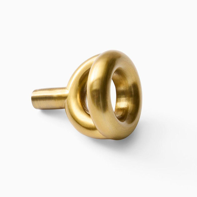 Asa Knob, Antique Brass