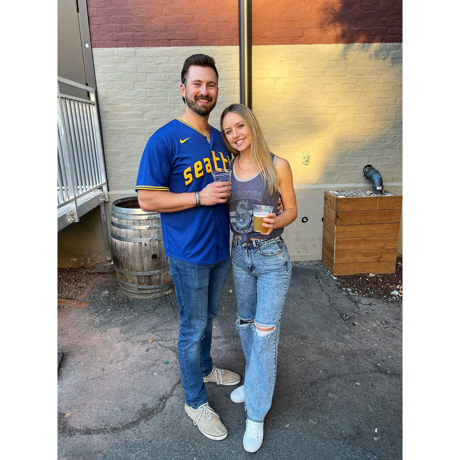 Pregaming for the Mariners!