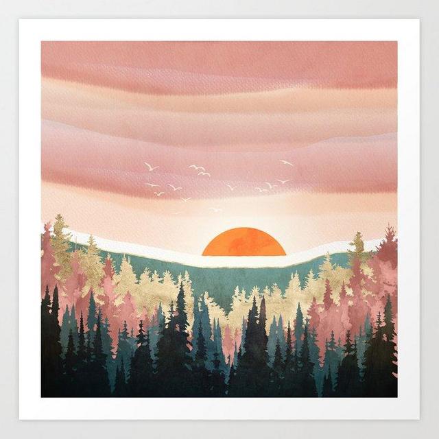 Dusk Calm Art Print