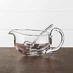 Deluxe Glass Gravy Boat with Ladle