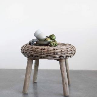Handwoven Rattan Stool