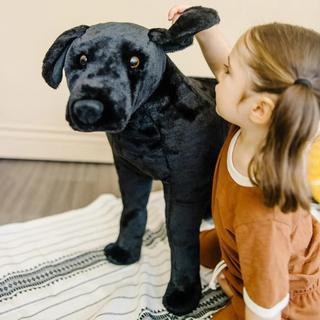 Giant Black Lab Stuffed Animal