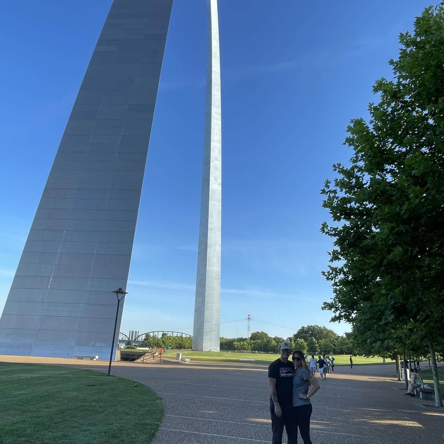 Had to stop at the Gateway Arch while we helped Alec’s dad move to North Carolina in 2022