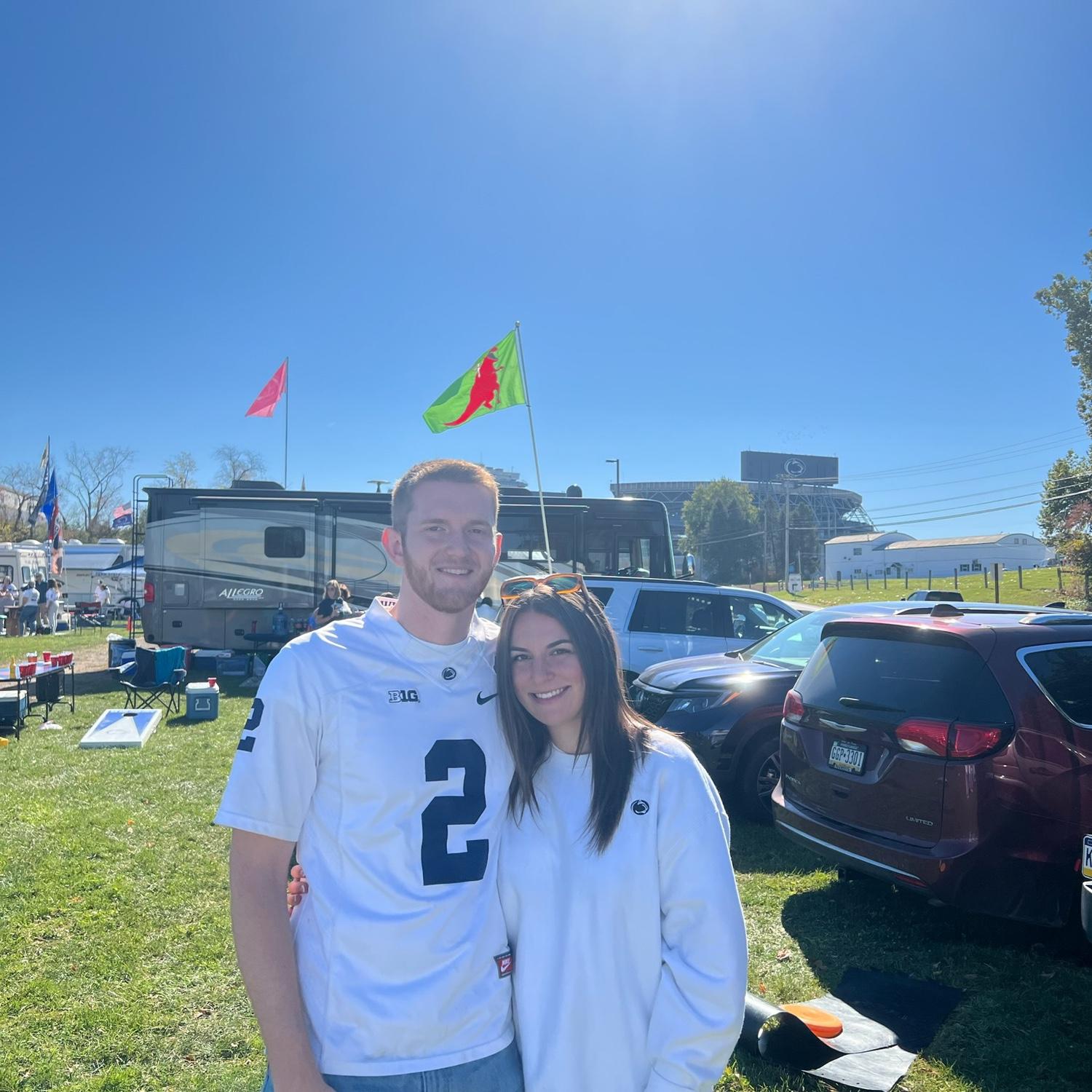 Over the years we have attended many Penn State games together!