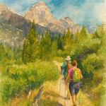 Hiking at Grand Teton National Park
