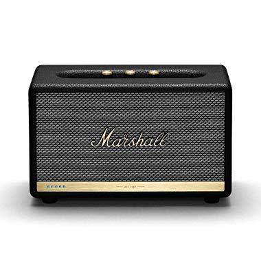Marshall Acton II Wireless Wi-Fi Multi-Room Smart Speaker with Amazon Alexa Built-in, Black - New