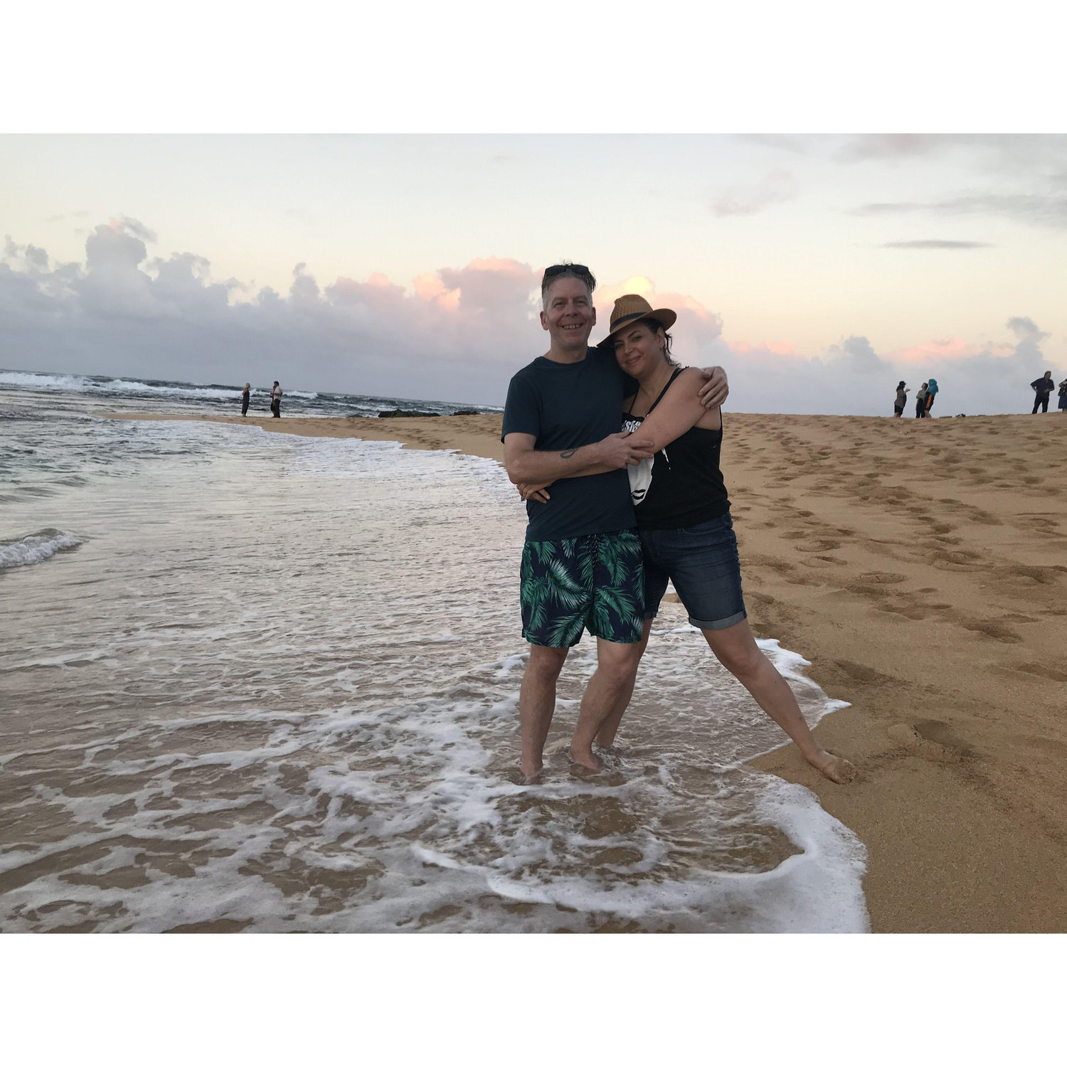 On our first trip to Kauai on Alicia's 50th!