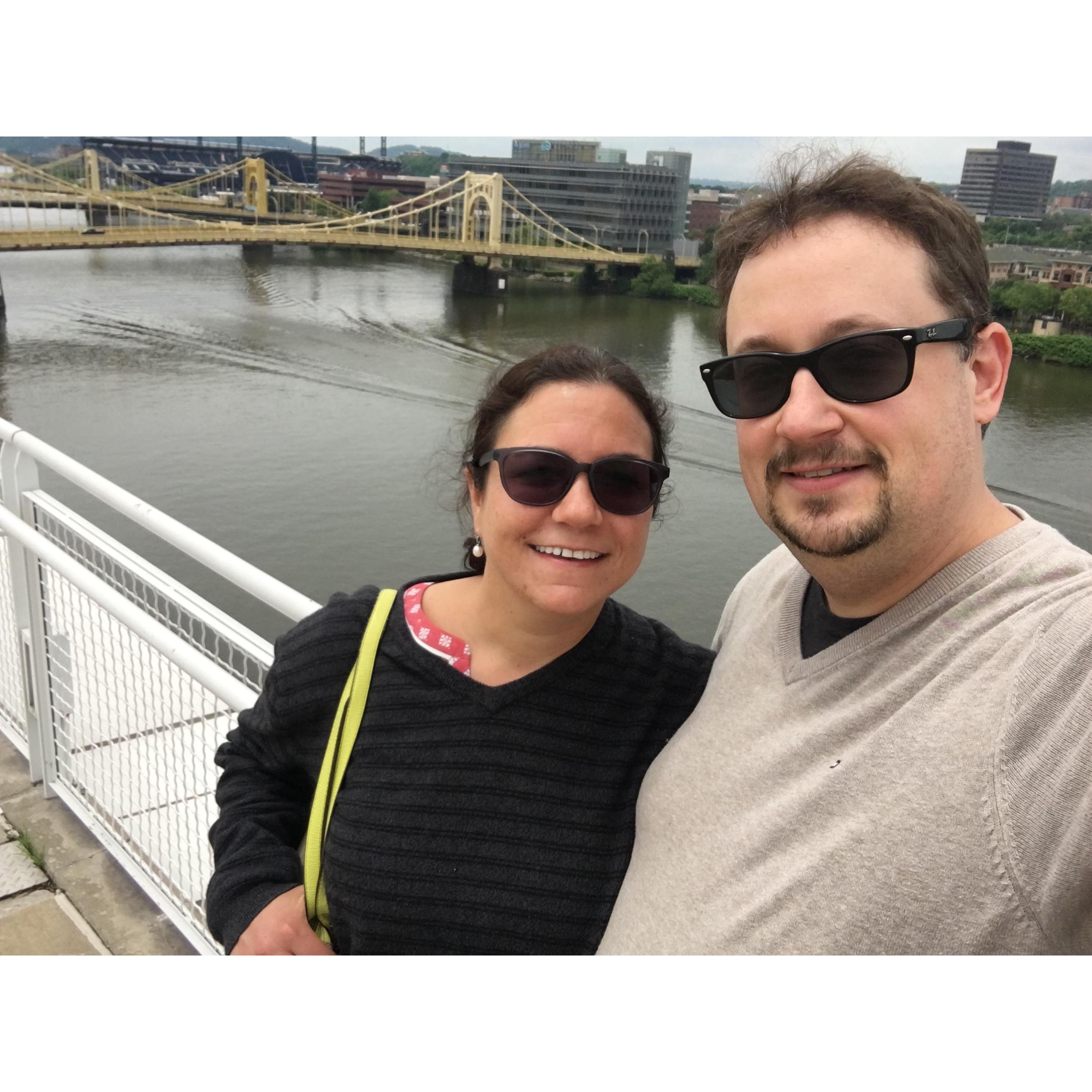 Our first trip together! We attended our friends Dave and Joe's wedding in Pittsburg