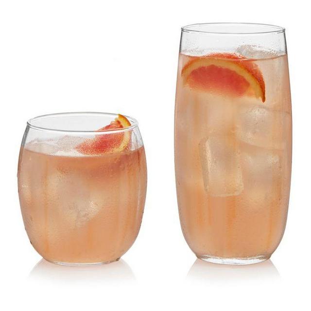 Libbey Glass - Libbey® Samba 16-Piece Glass Drinkware Set