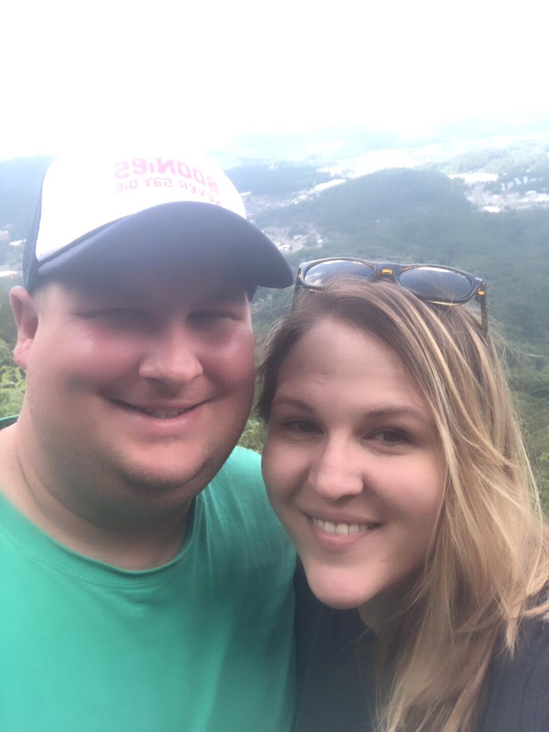 Labor Day weekend in the mountains. From the top of Howard’s Knob overlooking Boone and App State’s campus