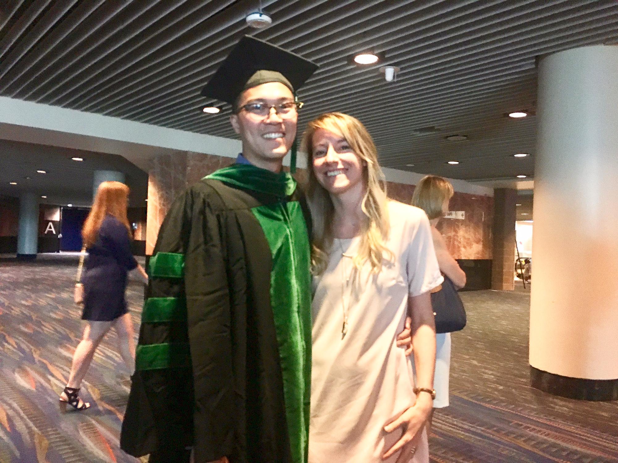 Lucas gets an MD