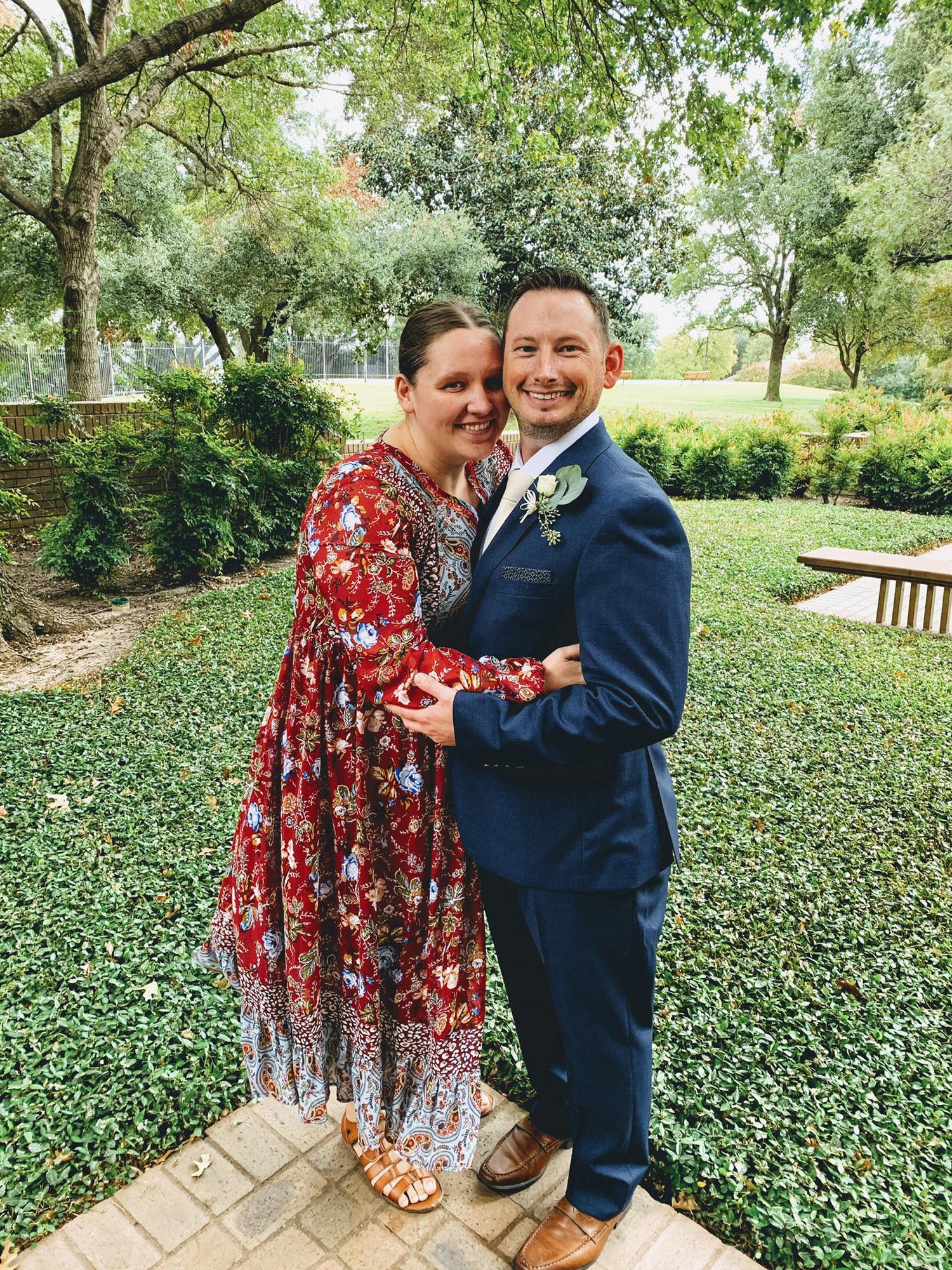 The first wedding we attended together