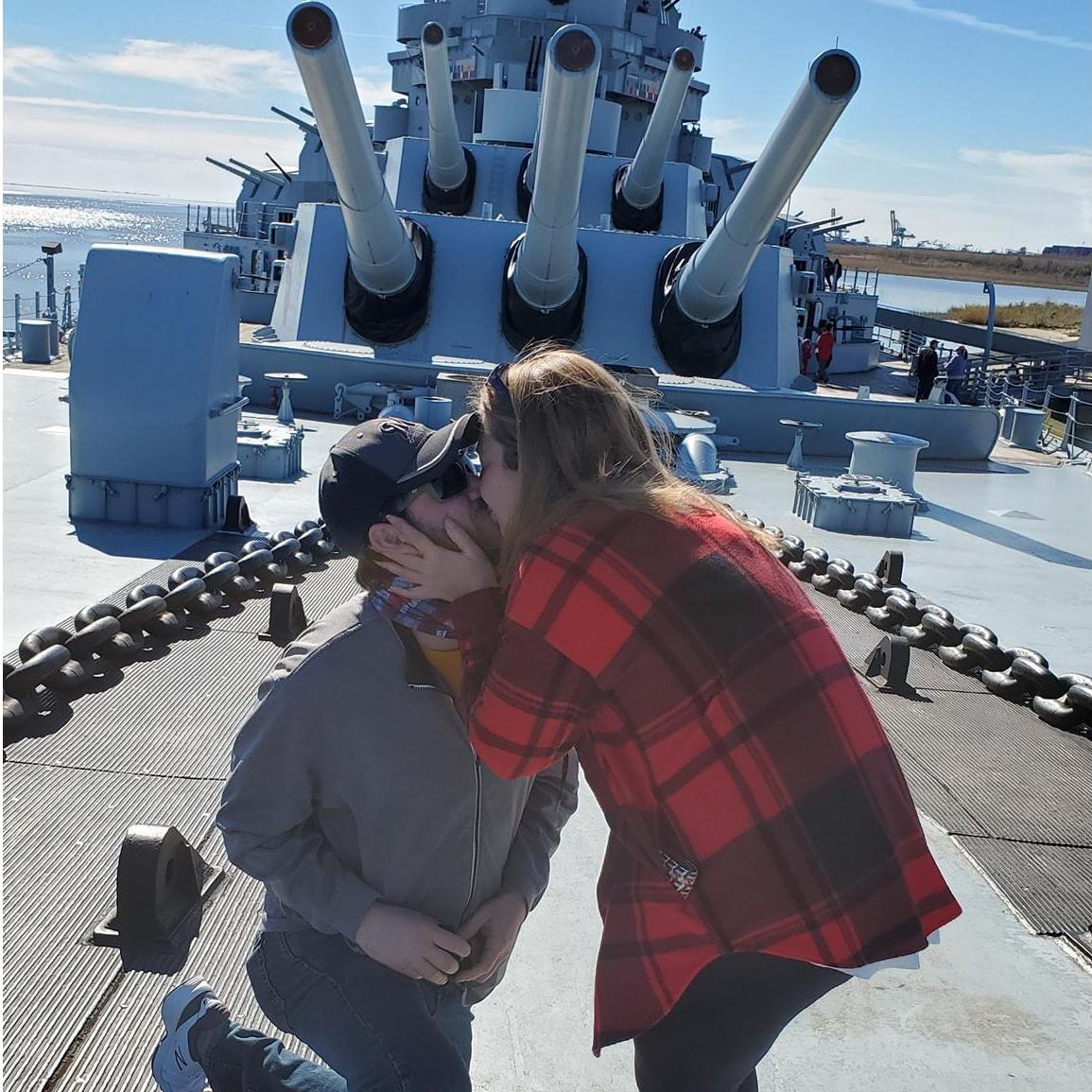 The moment everything changed and we decided to spend the rest of our lives together.