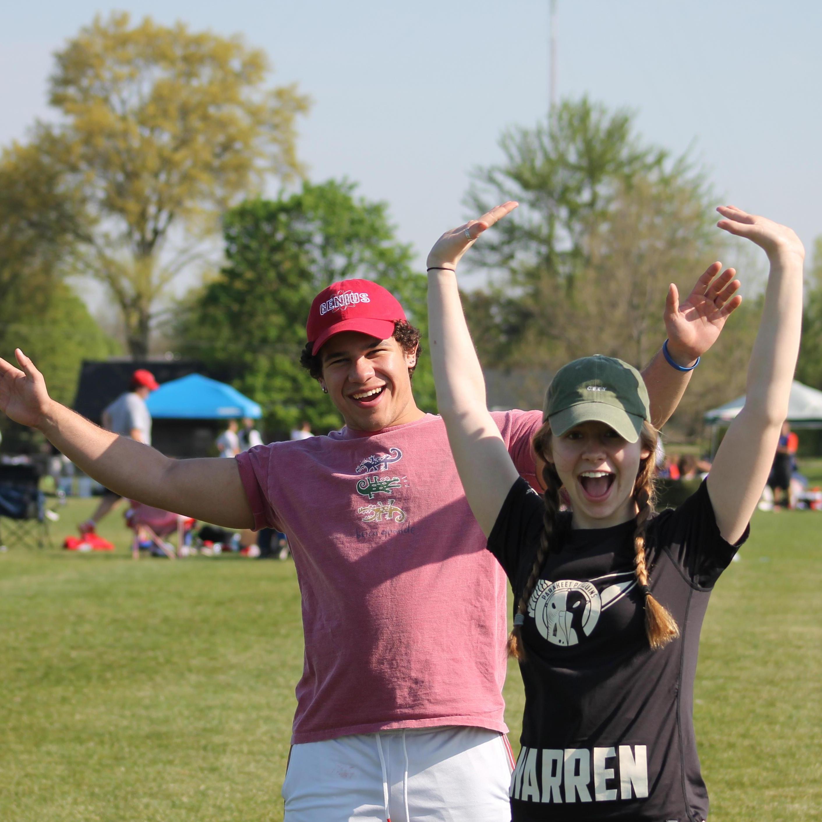 Emmanuel's first ultimate frisbee tournament! (May 2018)