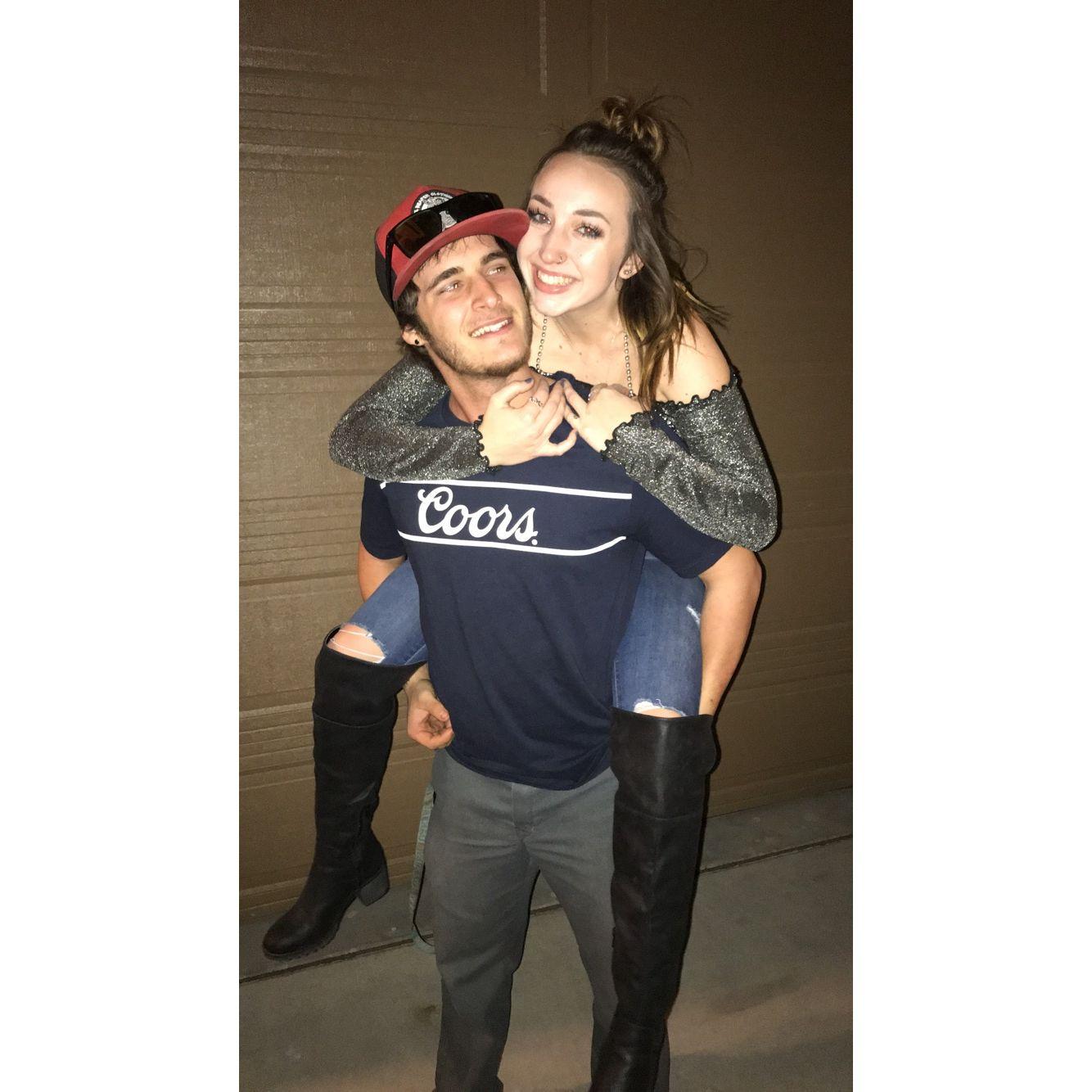 Our first new years "officially" together