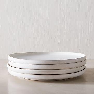 Ice White Kanto Matte Glaze Dinner Plates