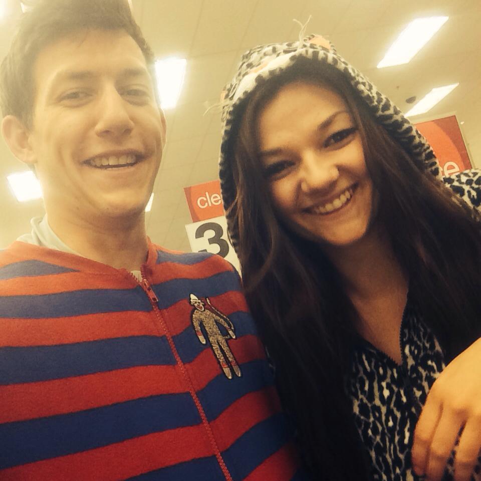 Our first picture as a couple