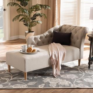Emeline Oak Finished Chaise Lounge