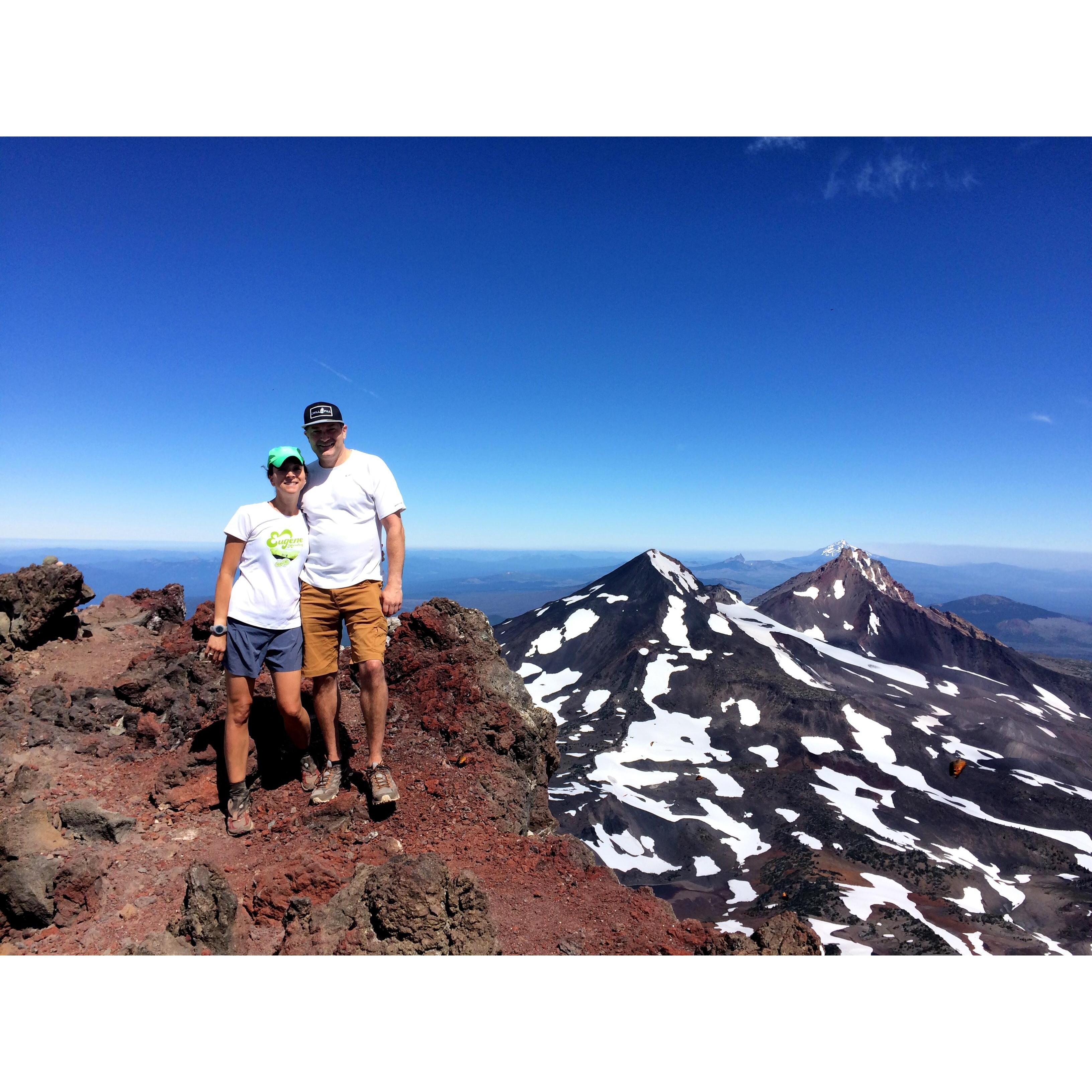 We were ambushed by butterflies on this hike up South Sister.