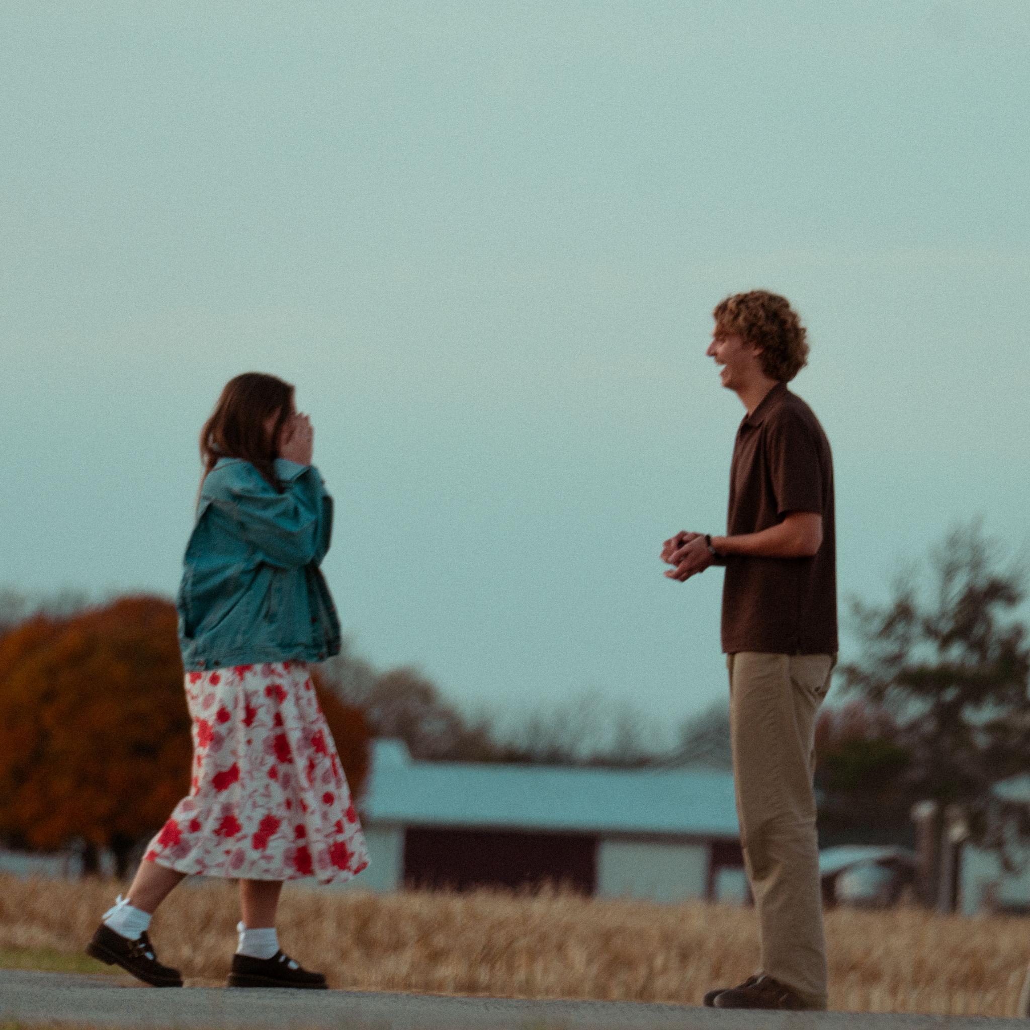 This position was held for no less than 60 seconds before Nate got down on one knee.