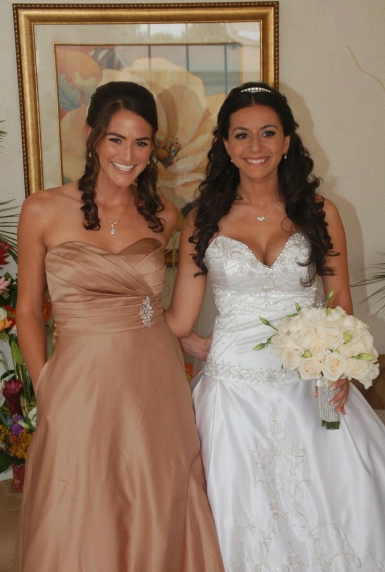 Bridesmaid Kristel is now returning the honor!
