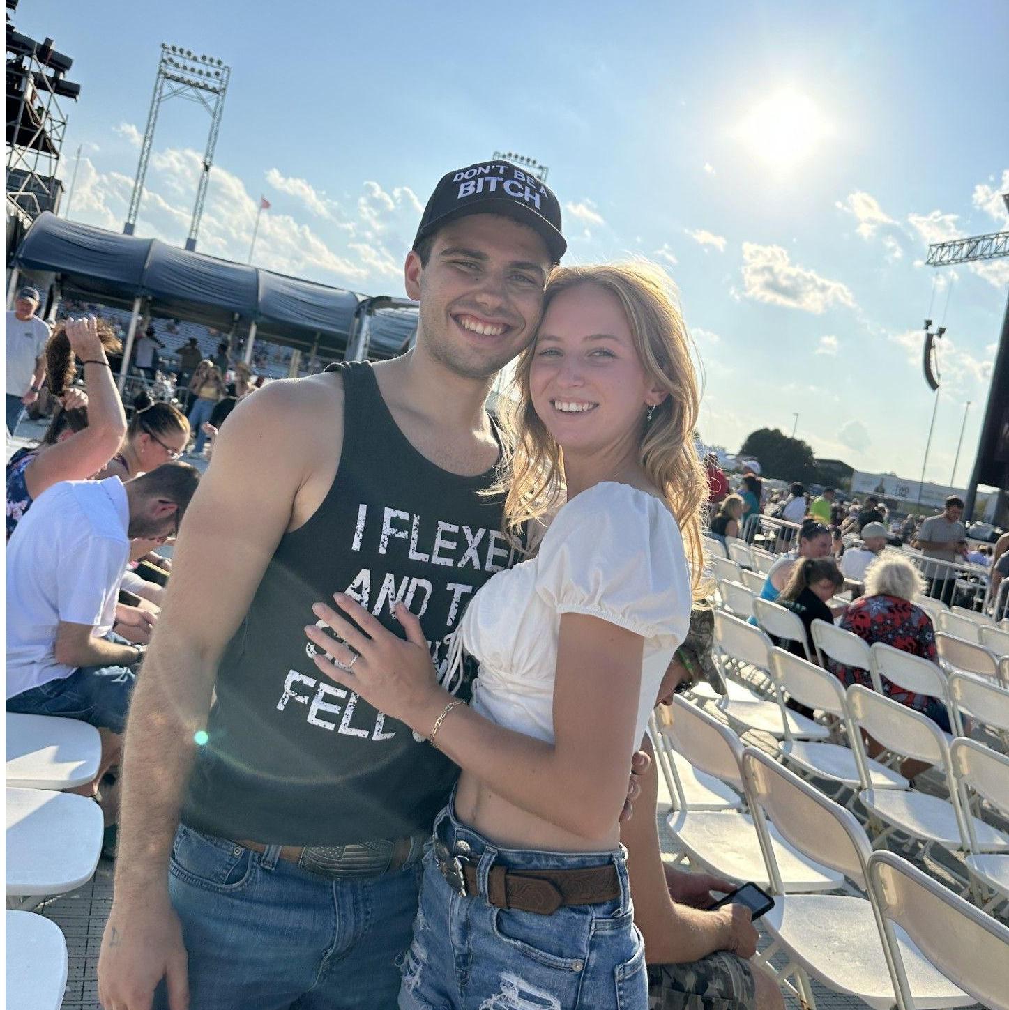 Our first concert.