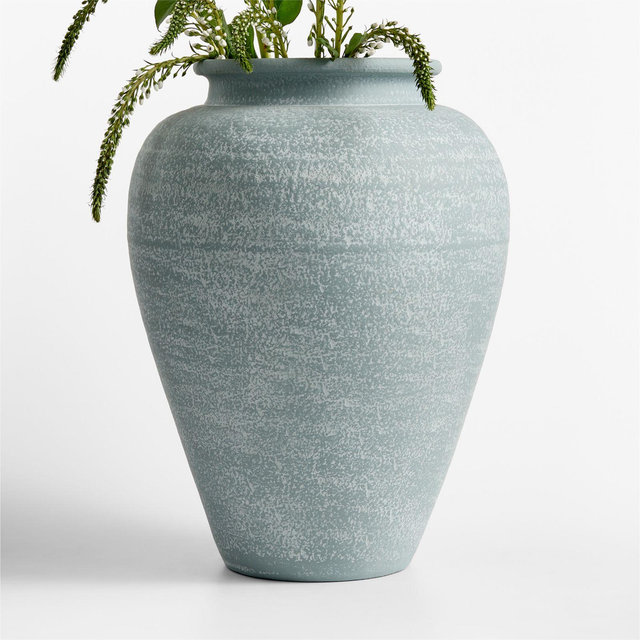 Ophelia Ocean Blue Ceramic Vase 17"