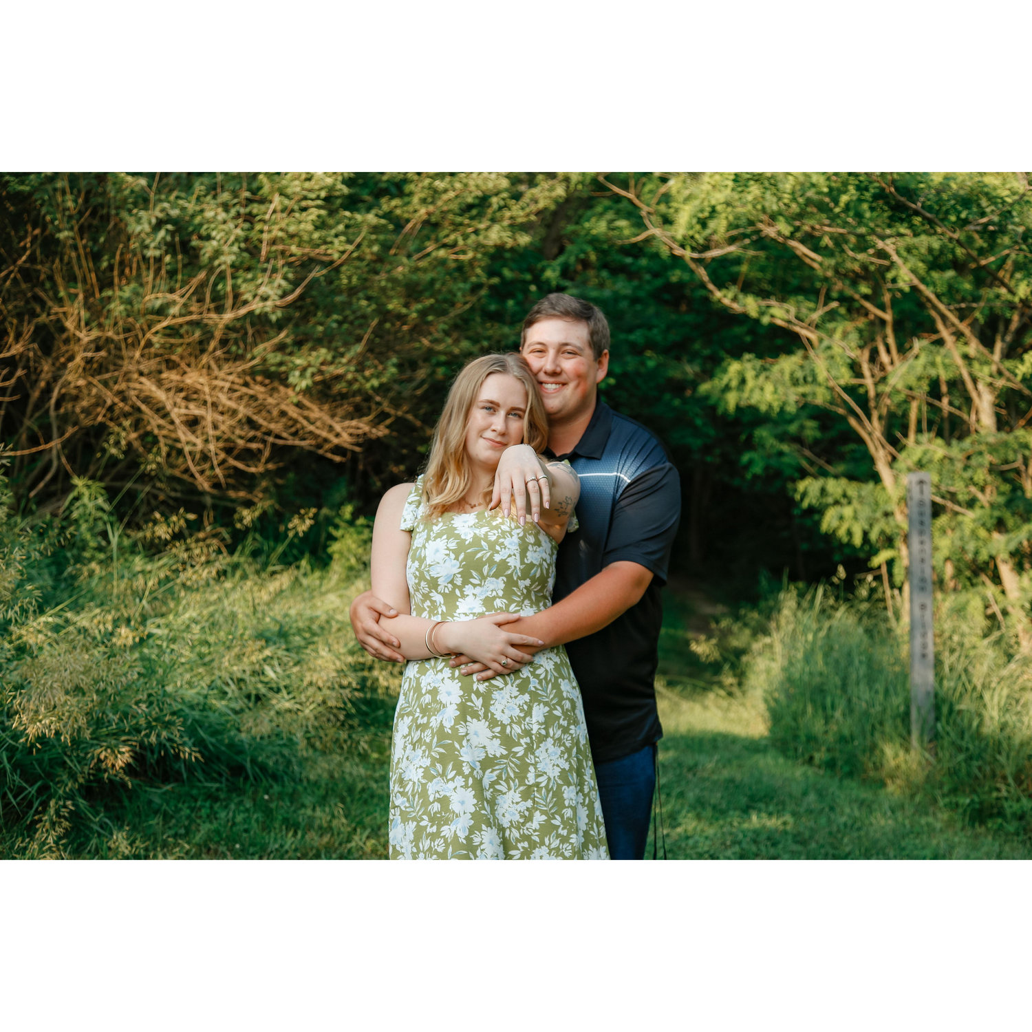 This is one of our favorite pictures from the day we got engaged