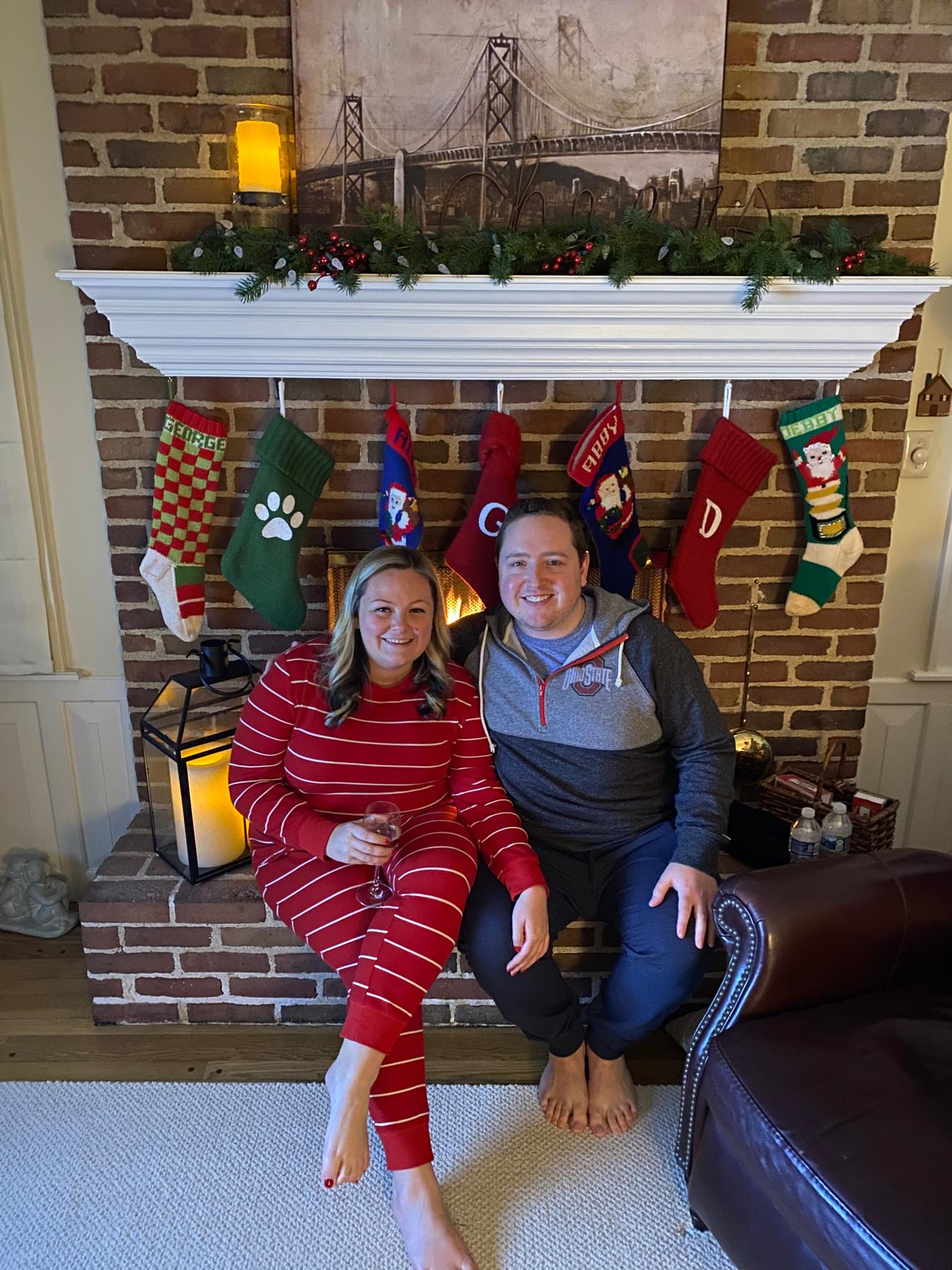 Dan visits Abby's family for Christmas - December 2021.