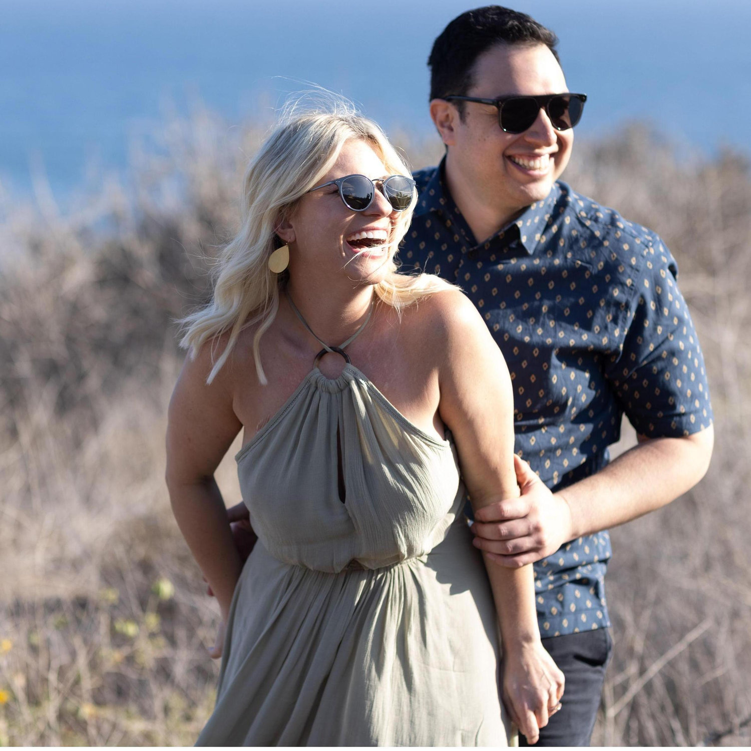 All smiles at our engagement shoot