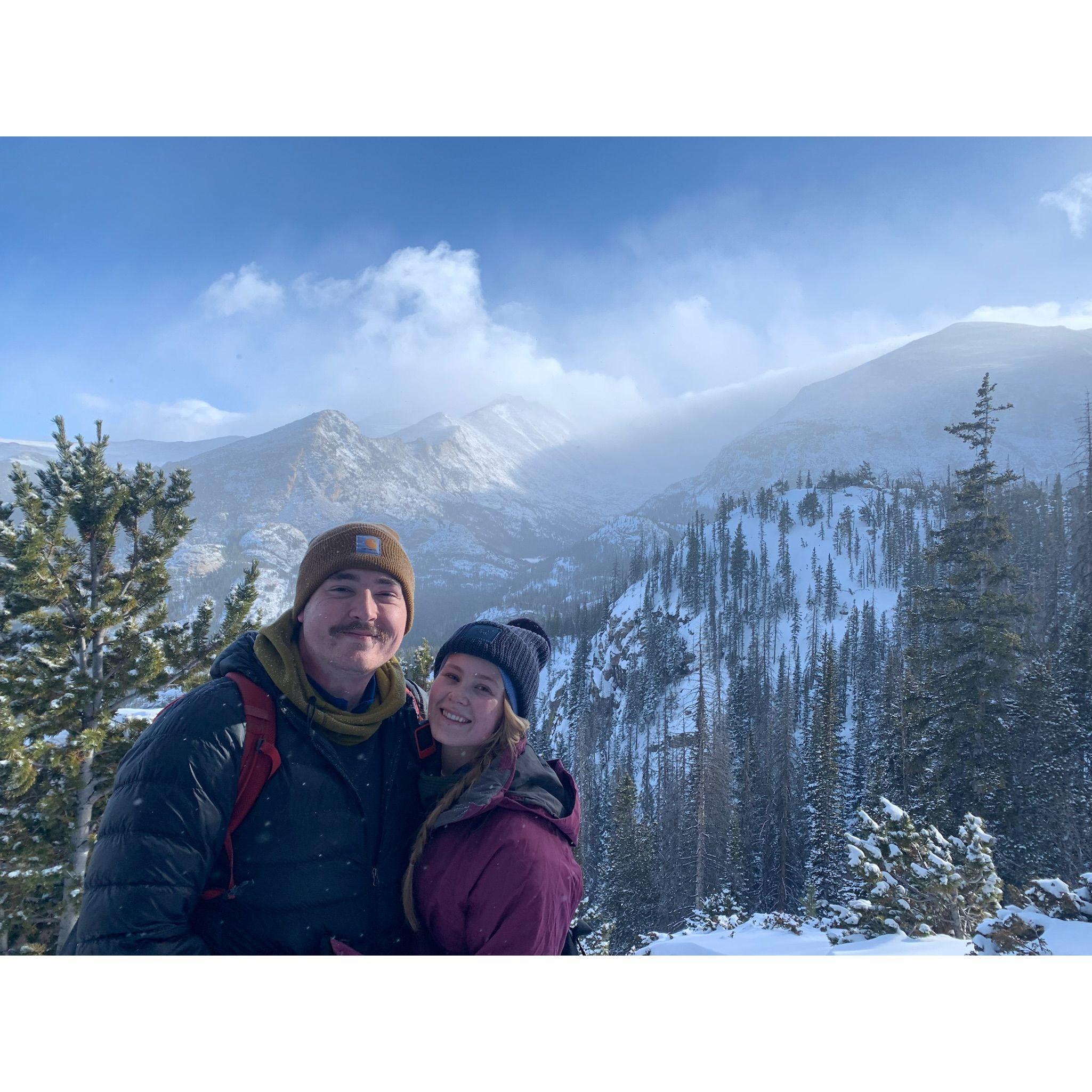 First trip to Rocky Mountain National Park - Andy is living in Colorado Springs and Tori is in Denver at the time of this photo! No more long distance!