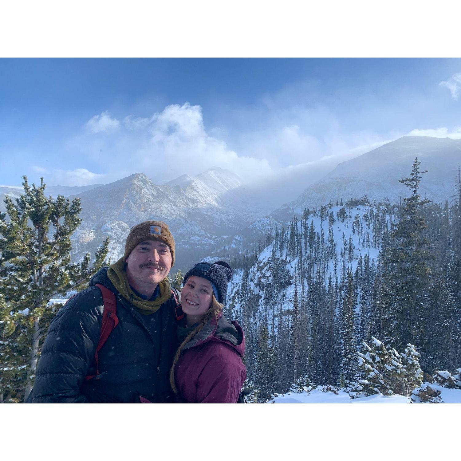 First trip to Rocky Mountain National Park - Andy is living in Colorado Springs and Tori is in Denver at the time of this photo! No more long distance!