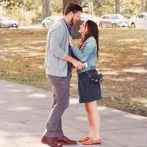 Moments after Evan proposed! Outside the Museum of Fine Arts in Boston, MA. September 7, 2019.